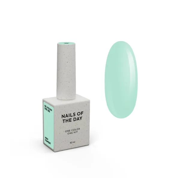 NAILSOFTHEDAY Gel polish Chic 253 – пастельно-бирюзовый гель-лак, 10 мл