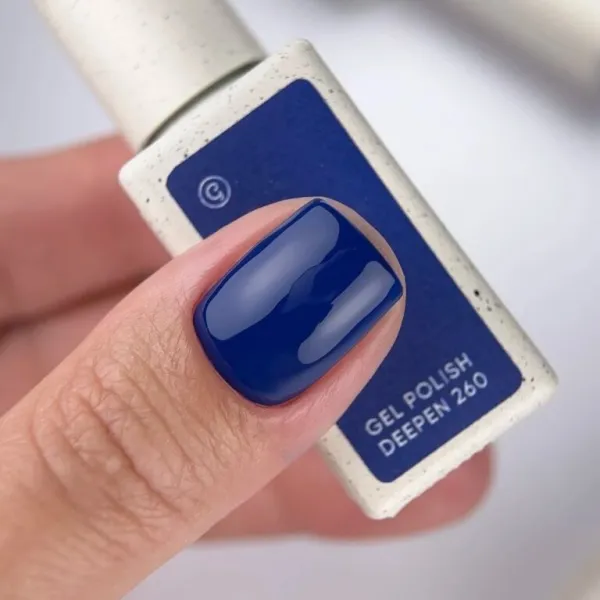 NAILSOFTHEDAY Gel polish Deepen 260 — глубокий синий гель-лак, 10 мл