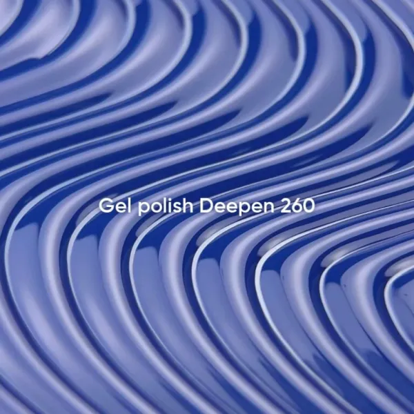 NAILSOFTHEDAY Gel polish Deepen 260 — глубокий синий гель-лак, 10 мл