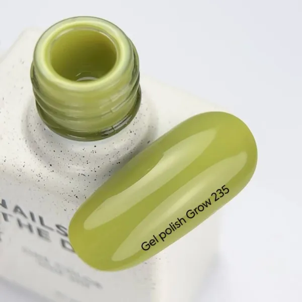 NAILSOFTHEDAY Gel polish Grow 235 – зеленый гель-лак, 10 мл