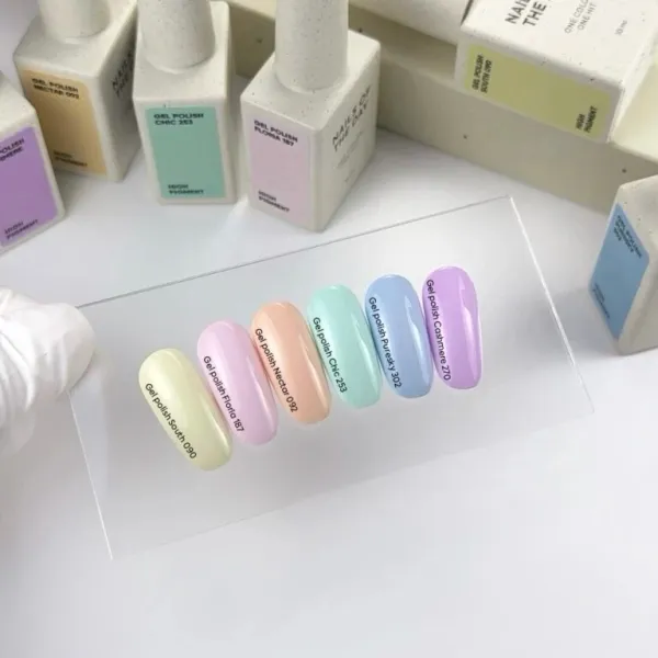 NAILSOFTHEDAY Gel polish Nectar 092 — пастельно-персиковый гель-лак, 10 мл
