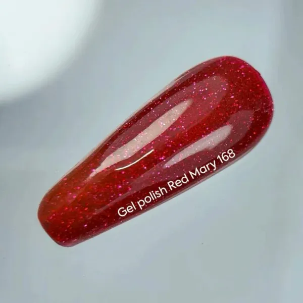 NAILSOFTHENIGHT Gel polish Cocktails Red Mary 168, 10ml
