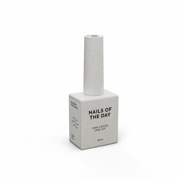 NAILSOFTHEDAY Glossy top wipe – глянцевый топ с липким слоем, 10 мл