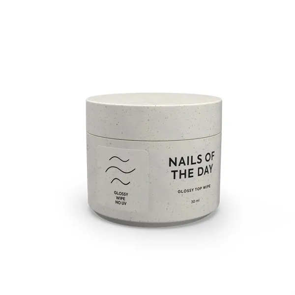 NAILSOFTHEDAY Glossy top wipe – глянцевый топ с липким слоем, 30 мл