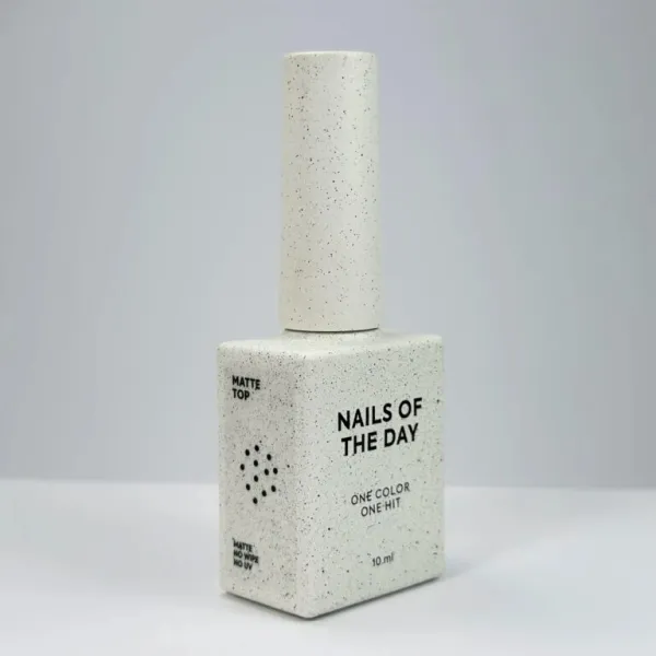 NAILSOFTHEDAY Matte top no wipe – матовый топ без липкого слоя, 10 мл