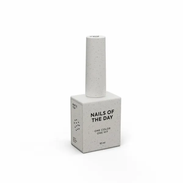 NAILSOFTHEDAY Matte top no wipe – матовый топ без липкого слоя, 10 мл