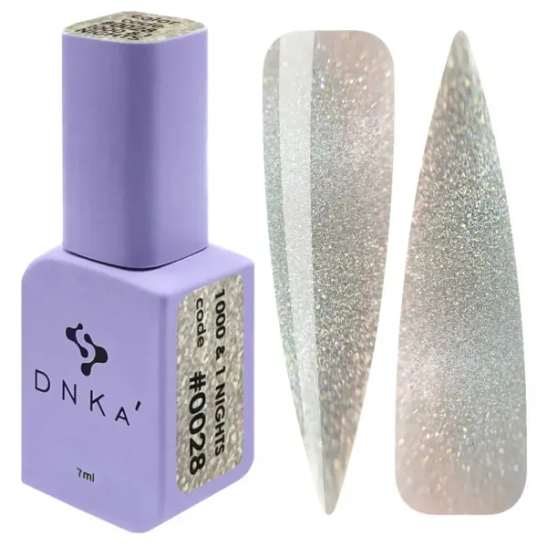 DNKa' Gel Polish Color 1000 & 1 nights #0028, 7 ml