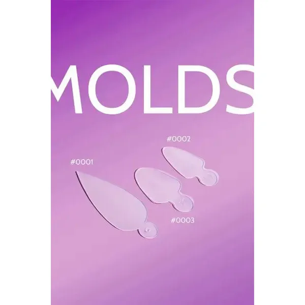 DNKa' Professional Nail Molds #0001, 36pcs