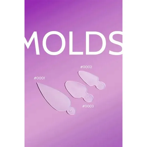 DNKa' Professional Nail Molds #0002, 36pcs