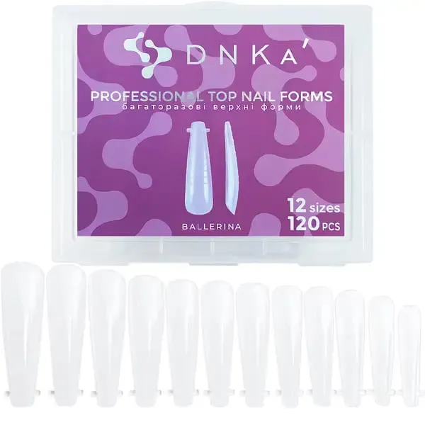 DNKa' Top Nail Forms Ballerina, 120pcs