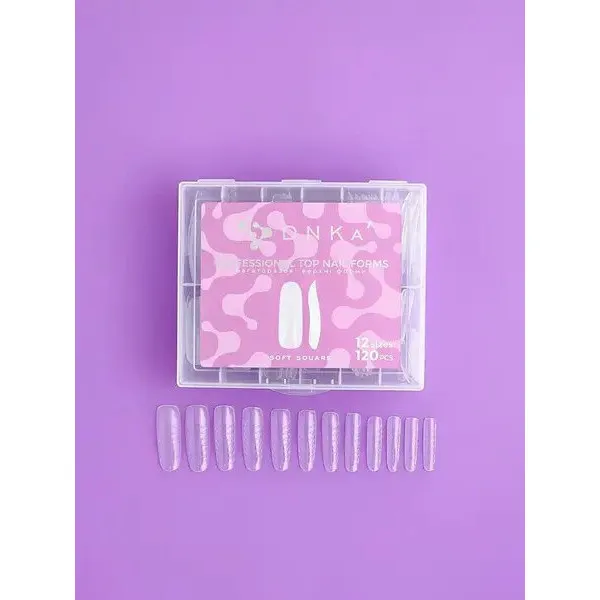 DNKa' Top Nail Forms Soft Square, 120pcs