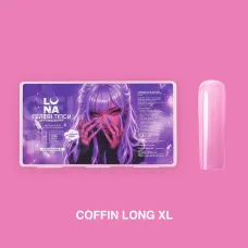 Lunamoon Гелевые типсы Coffin Long XL - Updated