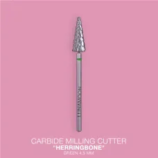 Lunamoon Carbide milling cutter "Herringbone" green 4.5mm