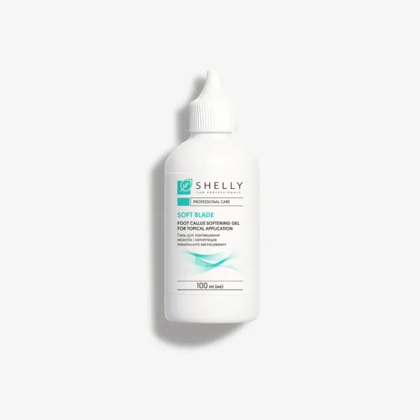 Gelový keratolytikum k lokálnímu použití Měkká čepel Shelly, 100ml