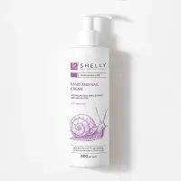 Крем для рук и ногтей с аллантоином, экстрактом улитки, маслом карите Shelly, 500мл
