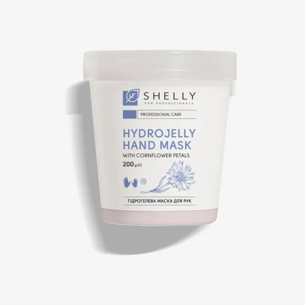 Hydrogélová maska na ruce s lístky chrpy Shelly, 200g