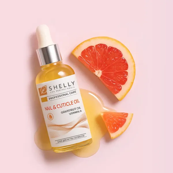 Olej na nehty a nehtovou kůžičku s extraktem z grapefruitu a vitamínem A Shelly, 30ml