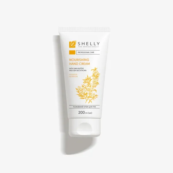 Výživný krém na ruce s bambuckým máslem a rakytníkem Shelly, 200ml