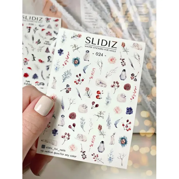 Slidery na nehty SLIDIZ №024