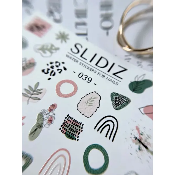 Слайдеры для ногтей SLIDIZ №039