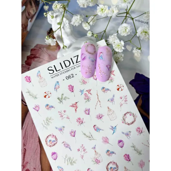 Slidery na nehty SLIDIZ №062