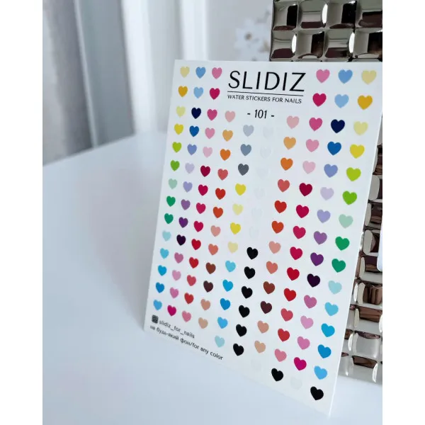 Slidery na nehty SLIDIZ №101