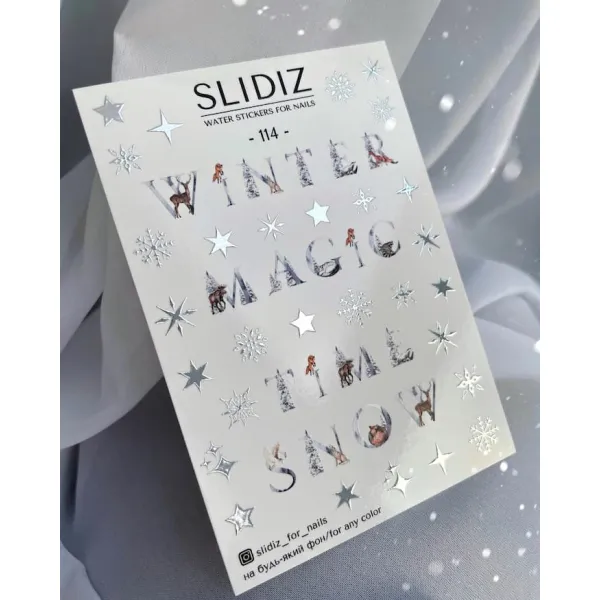 Slidery na nehty SLIDIZ №114