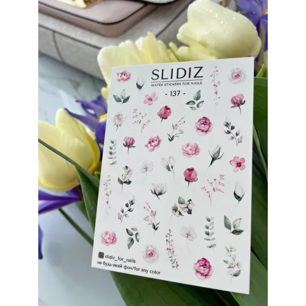 Slidery na nehty SLIDIZ №137