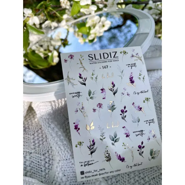 Slidery na nehty SLIDIZ №147
