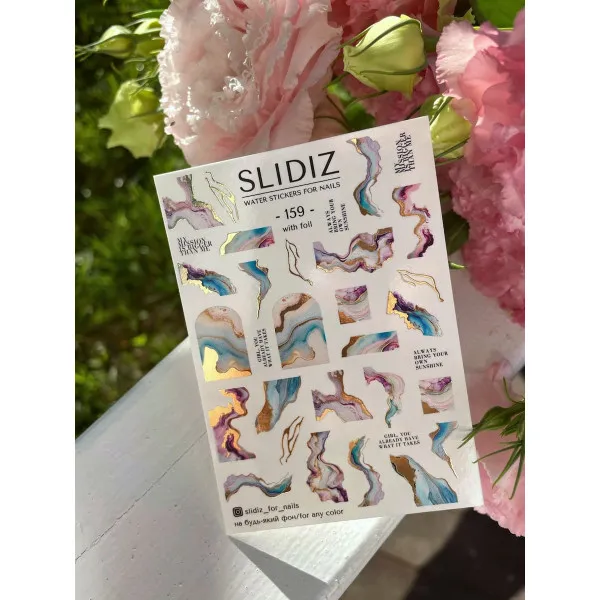 Slidery na nehty SLIDIZ №159