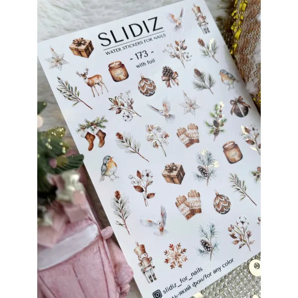 Slidery na nehty SLIDIZ №173