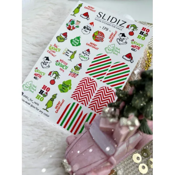 Slidery na nehty SLIDIZ №179