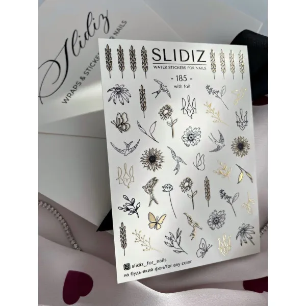 Slidery na nehty SLIDIZ №185