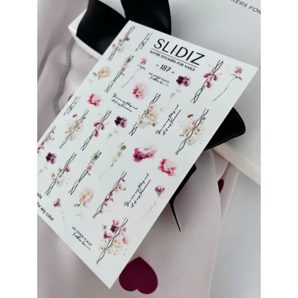 Slidery na nehty SLIDIZ №187