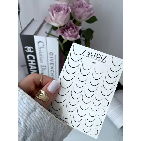 Slidery na nehty SLIDIZ №209