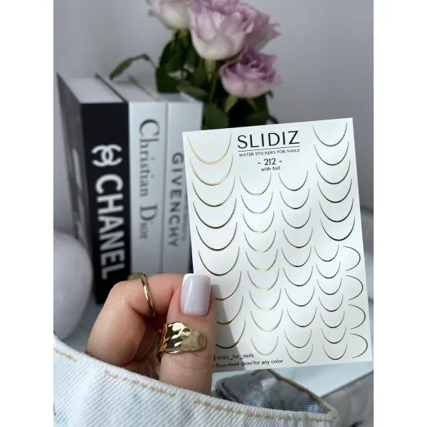 Slidery na nehty SLIDIZ №212