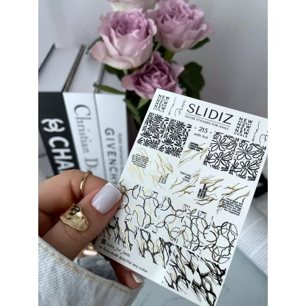 Slidery na nehty SLIDIZ №215