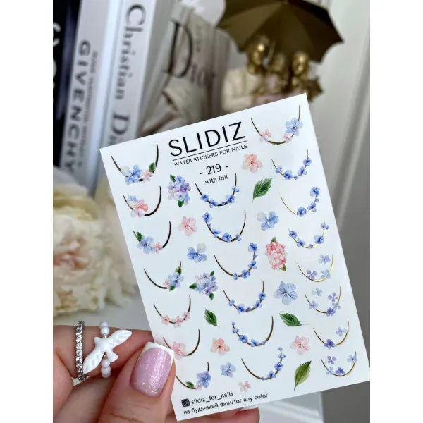 Slidery na nehty SLIDIZ №219