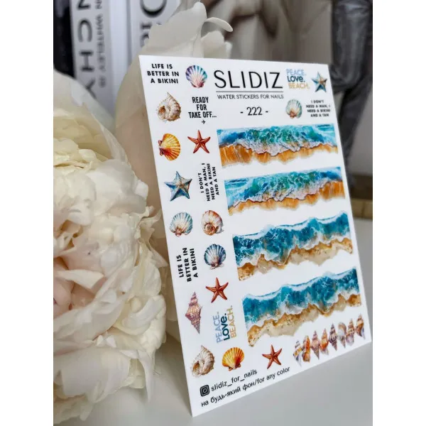 Slidery na nehty SLIDIZ №222