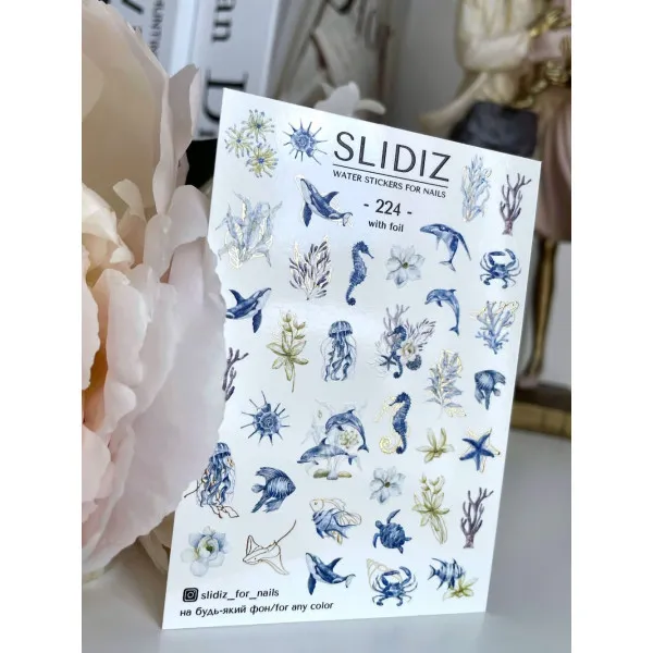 Slidery na nehty SLIDIZ №224
