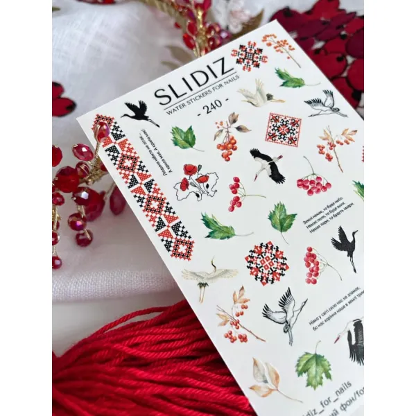 Slidery na nehty SLIDIZ №240