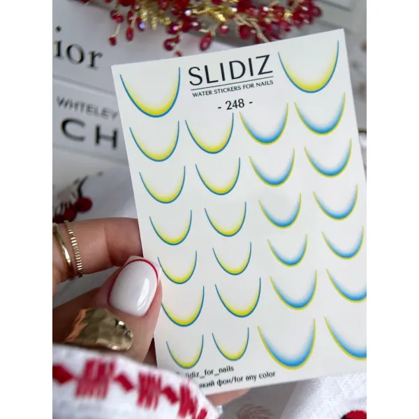 Slidery na nehty SLIDIZ №248