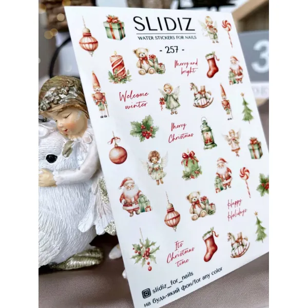 Slidery na nehty SLIDIZ №257
