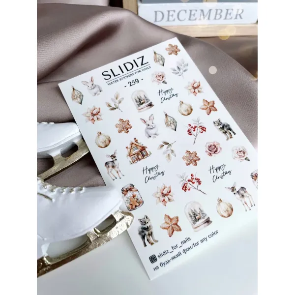 Slidery na nehty SLIDIZ №259
