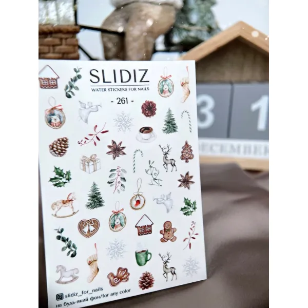 Slidery na nehty SLIDIZ №261