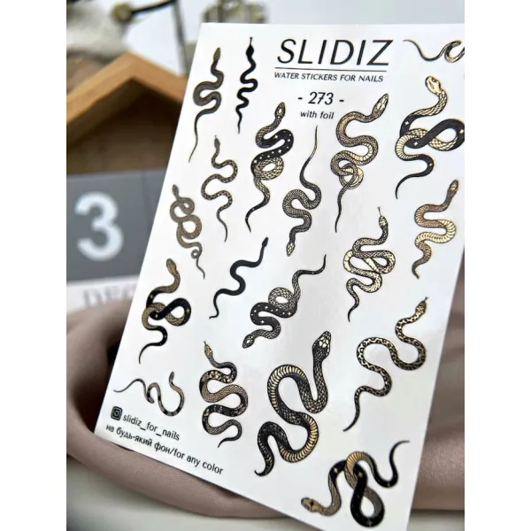 Slidery na nehty SLIDIZ №273