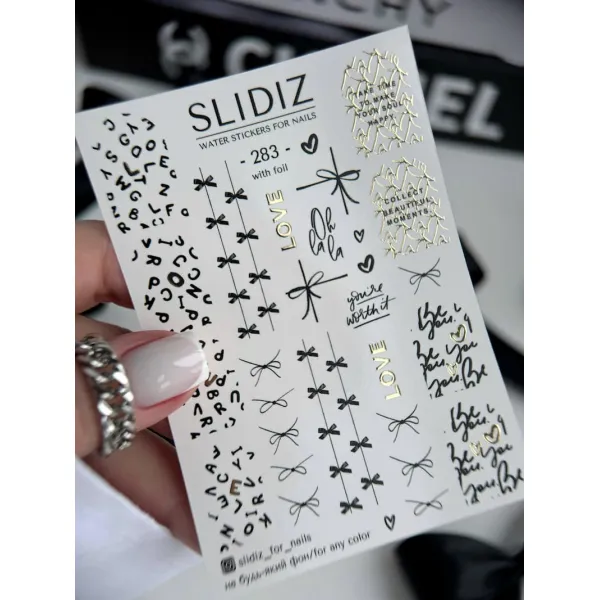 Slidery na nehty SLIDIZ №283