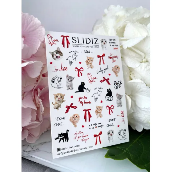 Slidery na nehty SLIDIZ №304