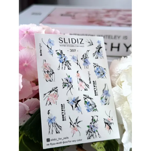 Slidery na nehty SLIDIZ №307
