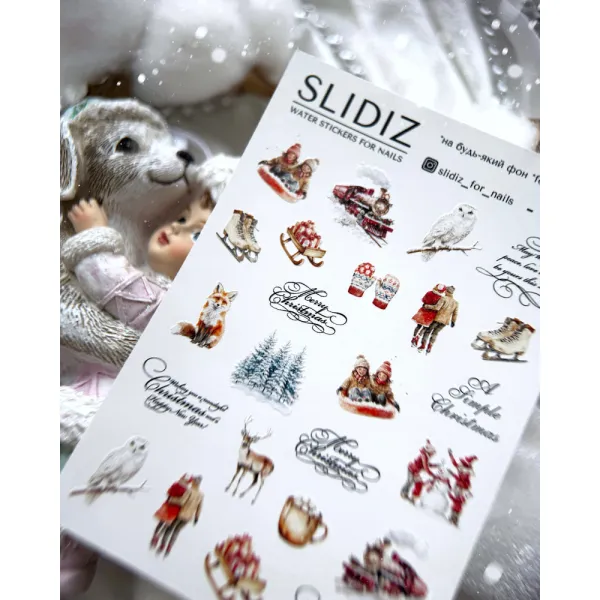 Slidery na nehty SLIDIZ №343